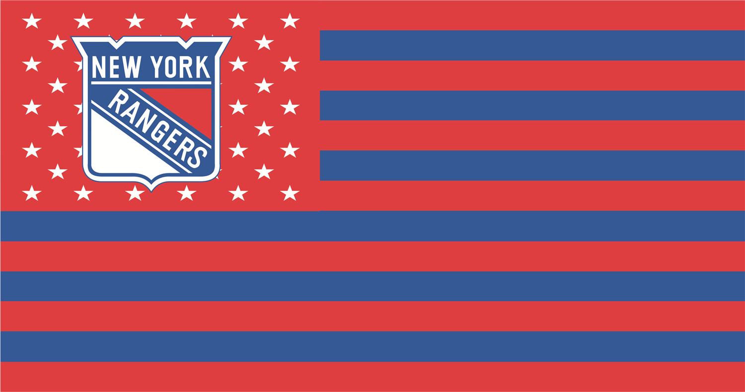 New York Rangers Flags DIY iron on transfer (heat transfer)